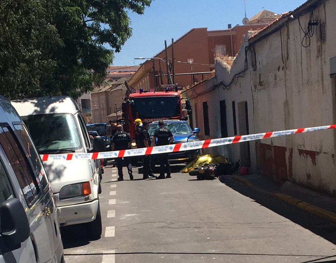 Momento del accidente