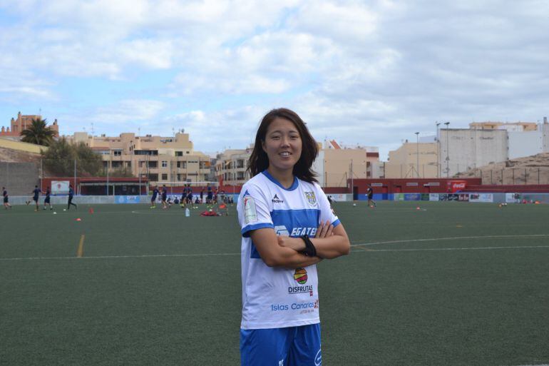 La jugadora japonesa seguirá en el UD Granadilla Tenerife