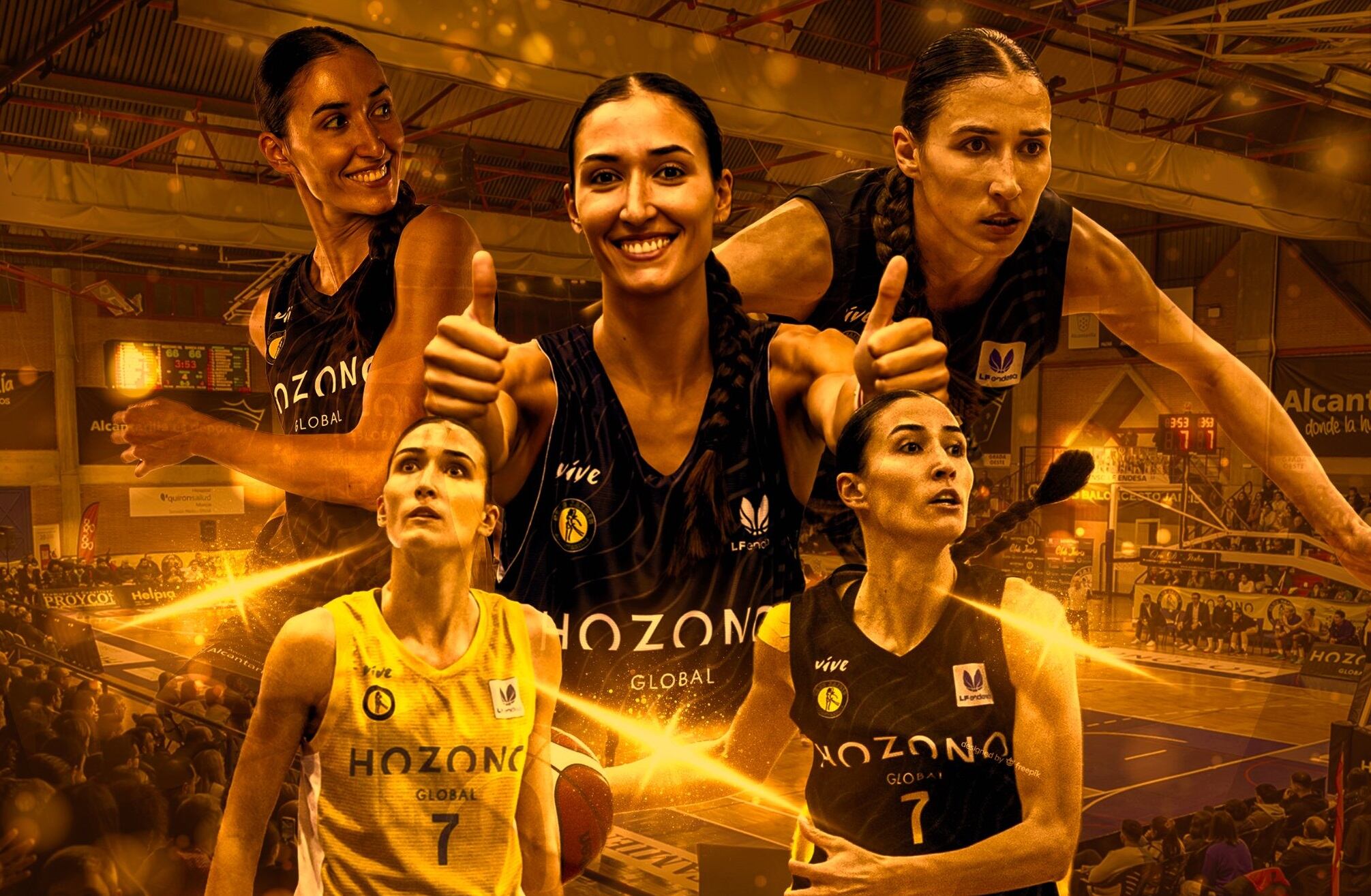 Belén Arrojo en su cartel de renovación