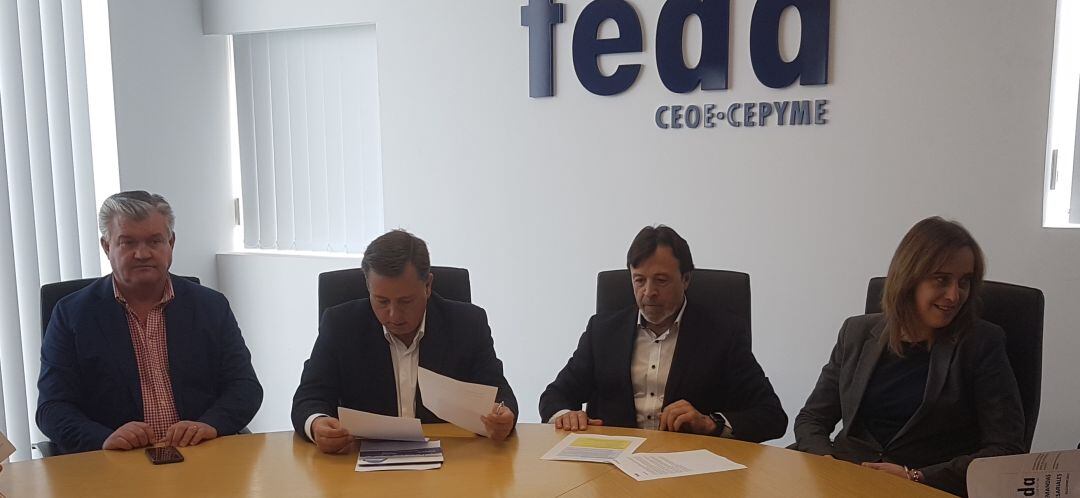 Reunión entre el candidato del PP y FEDA