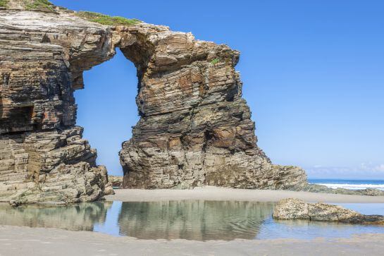 Playa de las Catedrales (Ribadeo, Lugo).