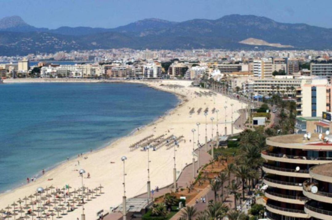 Imagen panorámica de Playa de PAlma