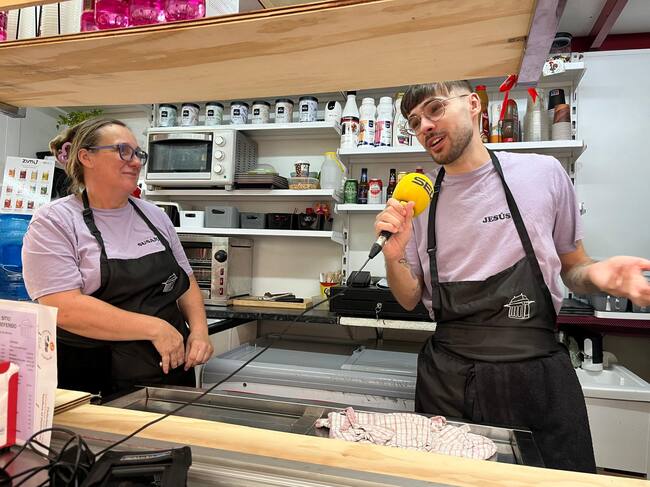 Susana, kiosquera de Cartagena