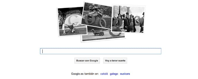 El fotógrafo francés <b>Robert Doisneau</b>, homenajeado con un doodle de Google