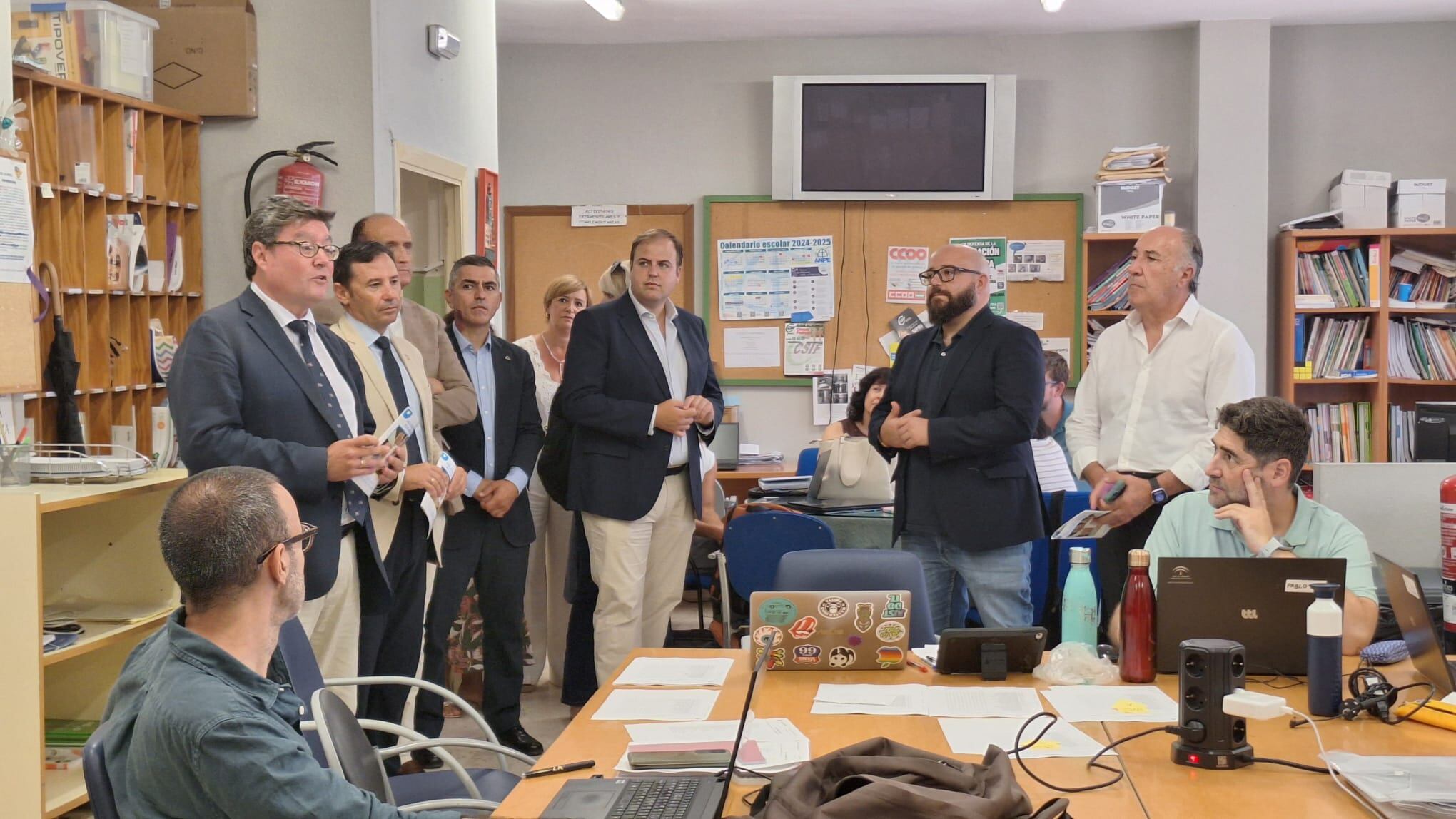 Visita a uno de los centros educativos