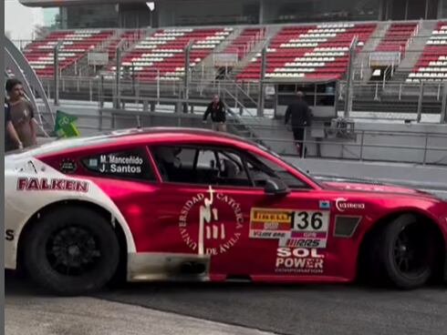El Ford Mustang con el que el equipo ha competido en el Campeonato de España de Grandes Turismos