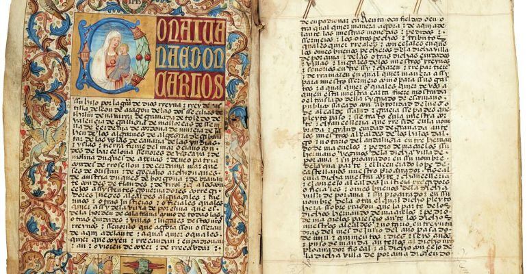 Documento que concedía el privilegio de no pagar impuestos a la familia de Los Mazuelos y que data de 1518.