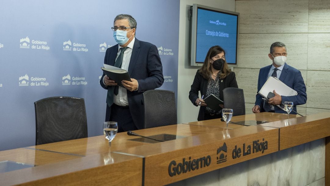 Imagen rueda de prensa posterior al Consejo de Gobierno.