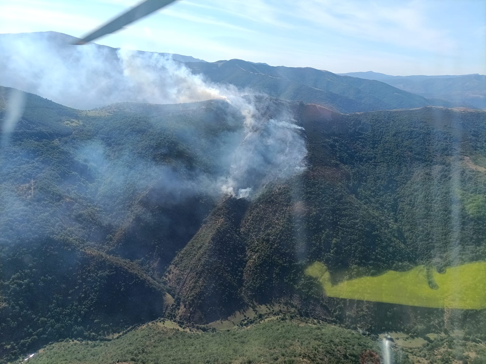 Incendio declarado en Viniegra de Abajo