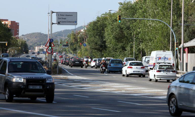 L'entrada a Barcelona per l'avinguda Meridiana