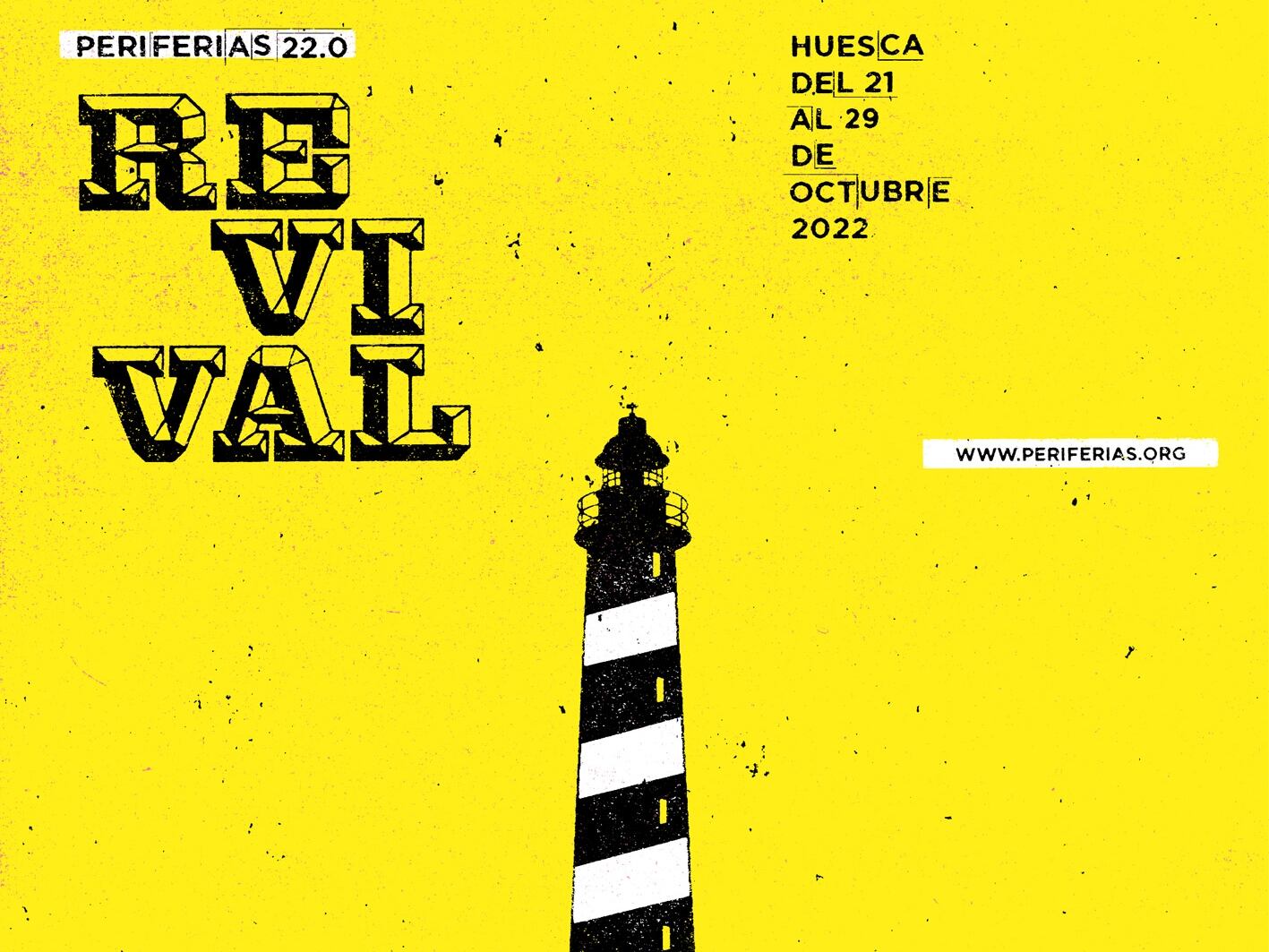 Cartel de Periferias 2022 en Huesca