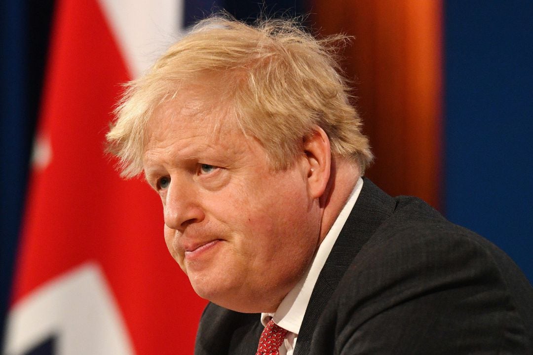 El primer ministro del Reino Unido, Boris Johnson