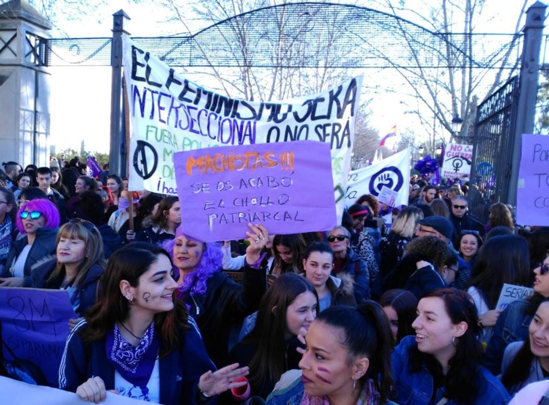 Manifestación feminista en Ciudad Real