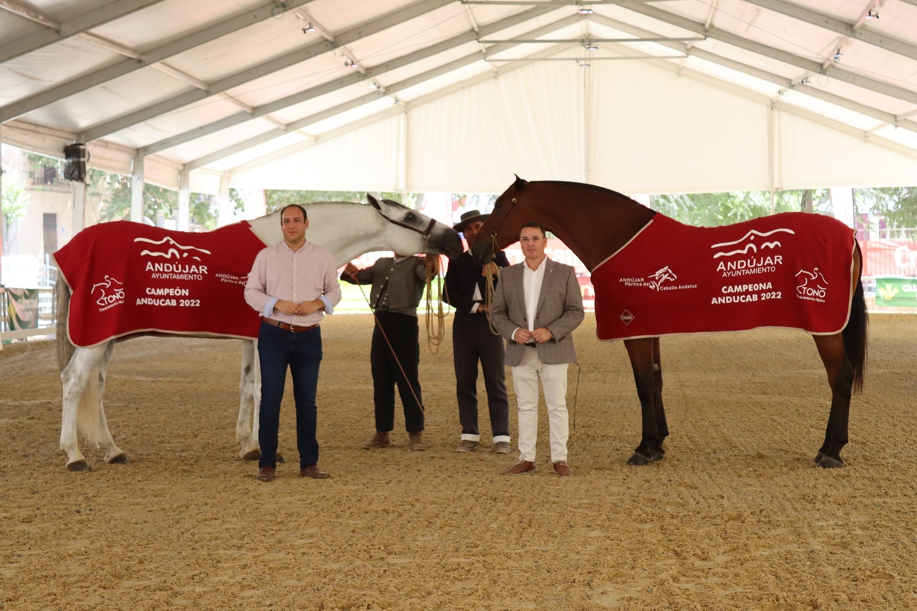 Entrega de premios a los caballos ganadores de la XVIII edición de Anducab 2022.