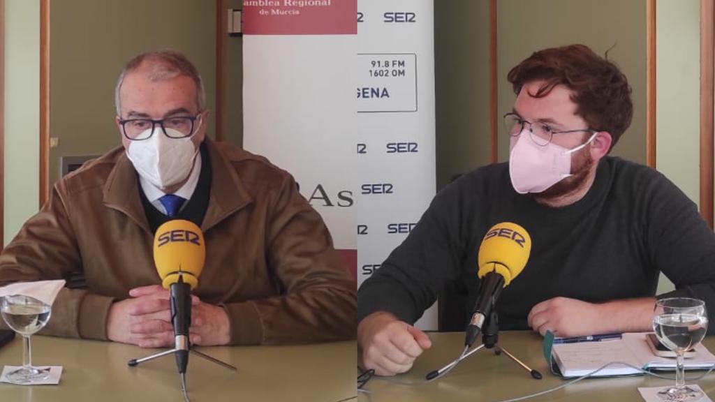 Joaquín Barberá, presidente de ASTUS y Juan Diego Celdrán, presidente de la Cuadrilla de Tallante