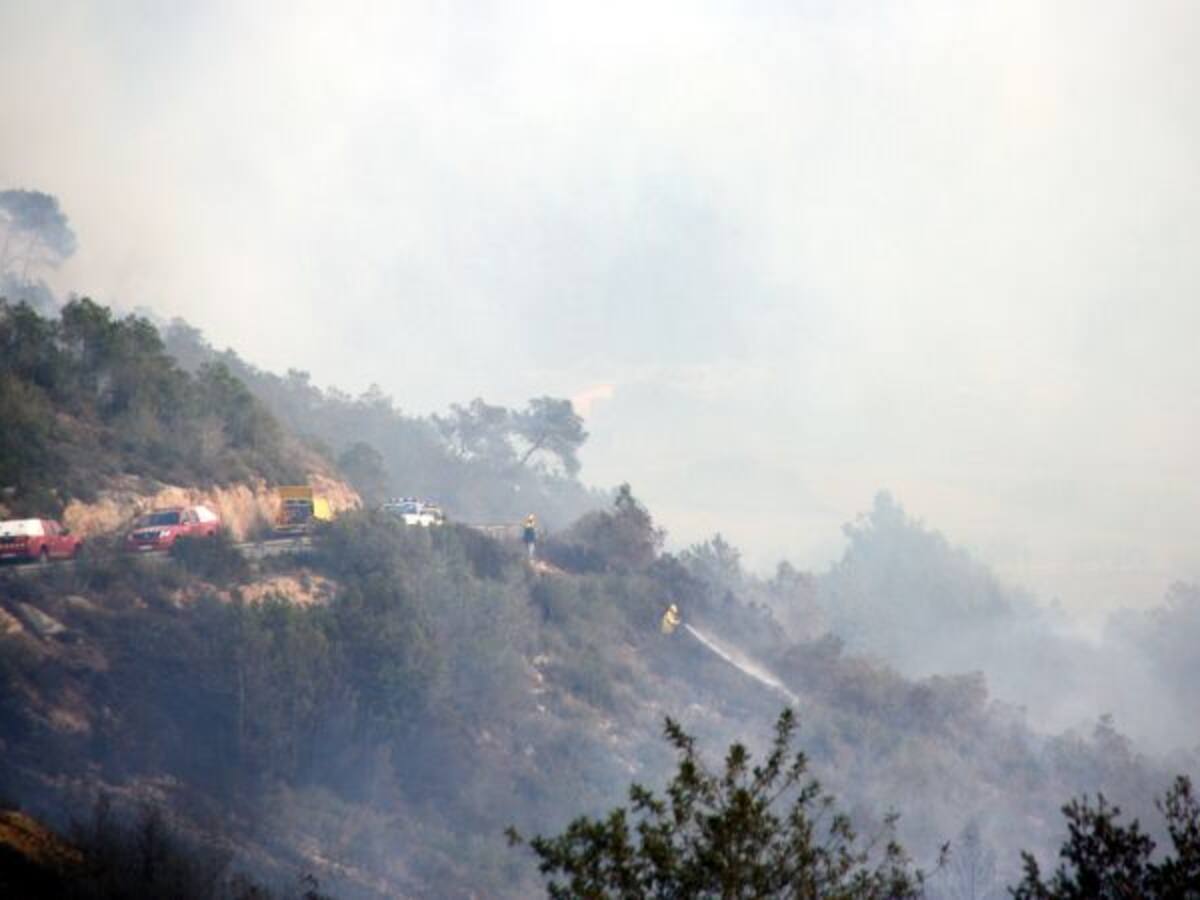 L'incendi d'Albinyana ja està extingit