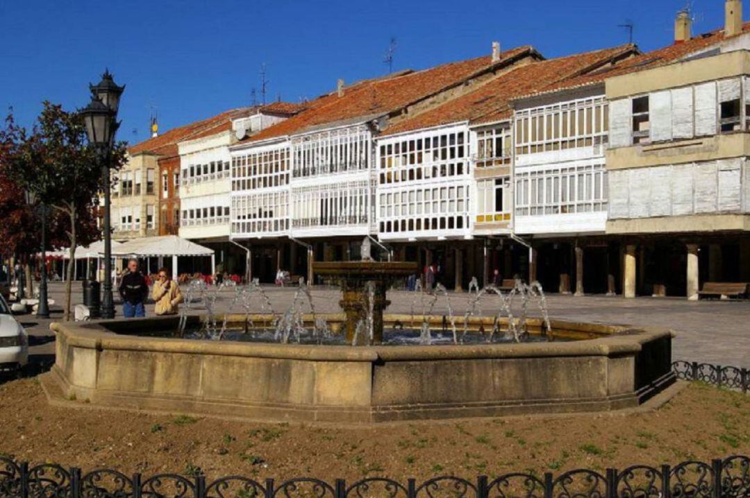 Plaza de España de Aguilar de Campoo (Palencia)