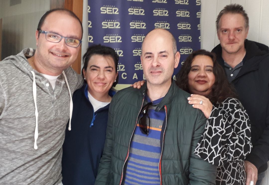 Trabajadores del aparcamiento de Santa Margarita.