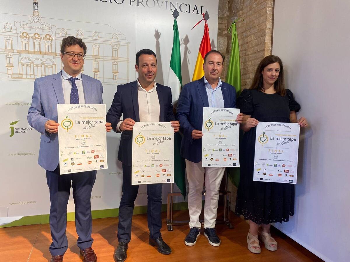 Los chefs Miguel Ángel Matiaci, Ramón Jurado y José Dorado, finalistas del concurso La mejor tapa de Jaén