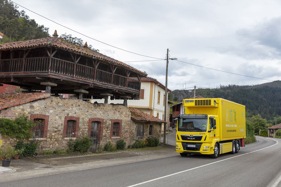 Camión eléctrico de Alimerka