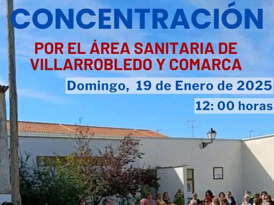 Concentración por la sanidad pública en El Provencio