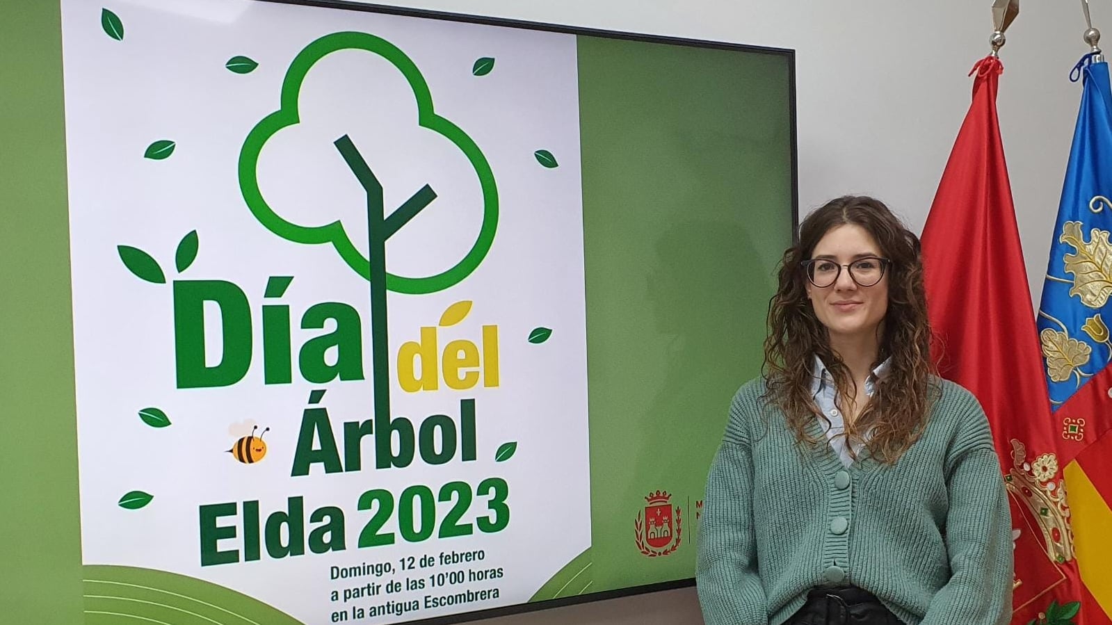 Sarah López, concejala de Medio Ambiente presenta el Día del Árbol