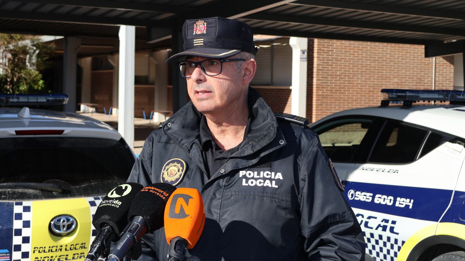 Rafael Sarrió, intendente de la Policía Local de Novelda