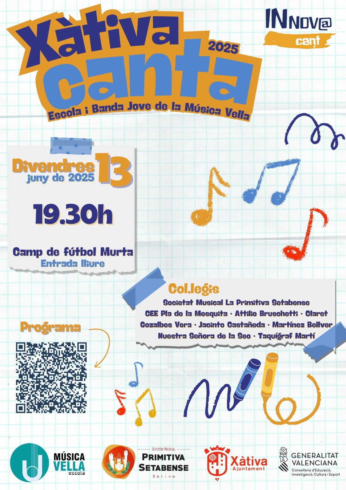 Cartel del &quot;Xàtiva canta&quot; 2025