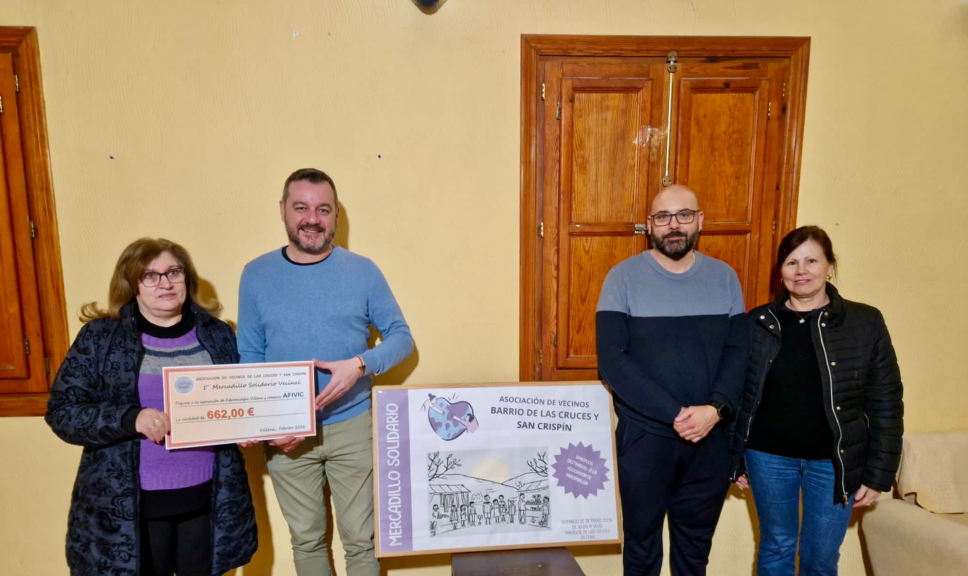 Entrega de la cantidad conseguida