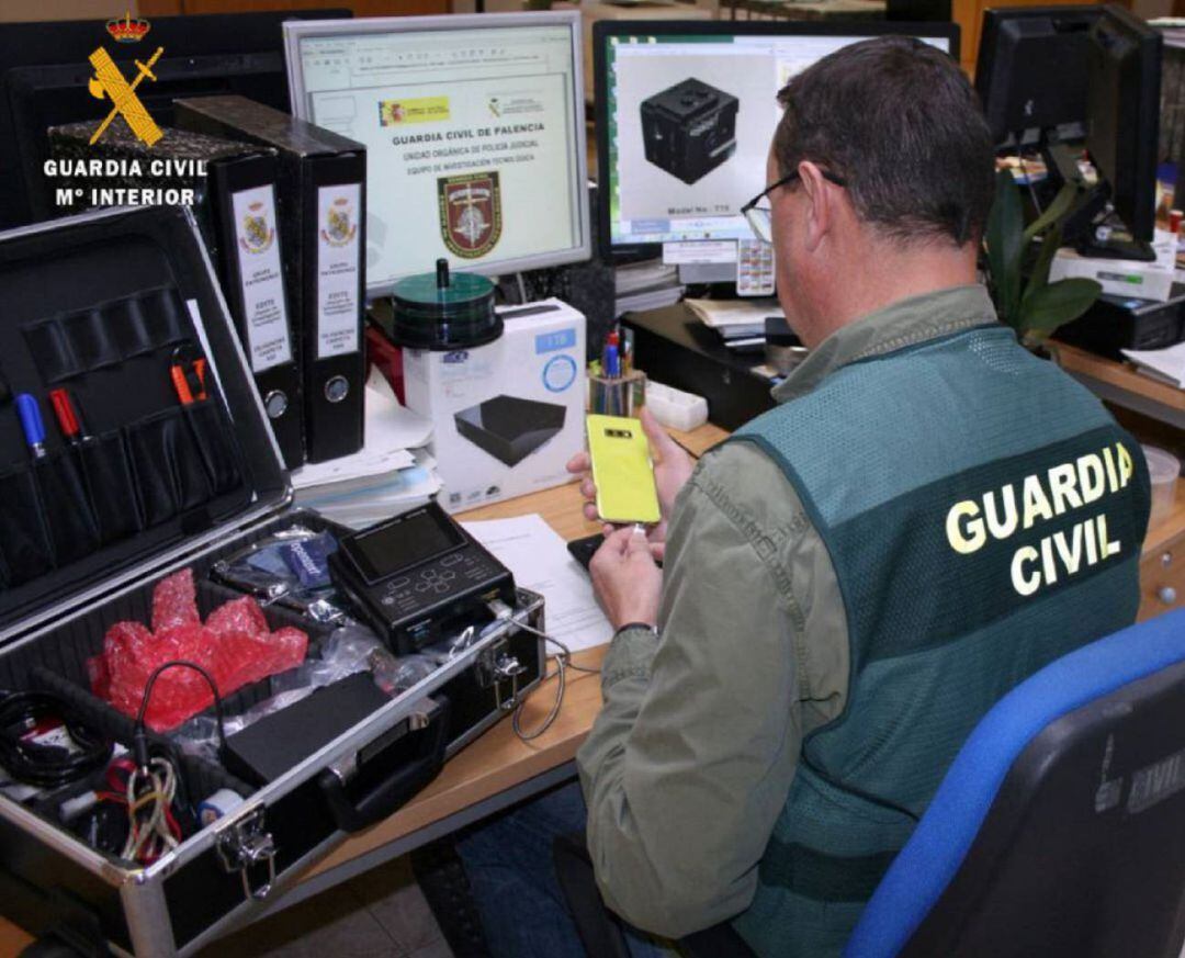 Intervención de la Guardia Civil en este caso