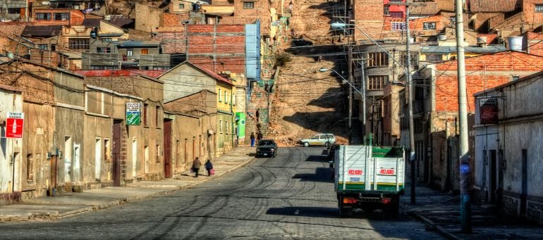 Oruro street, Bolivia