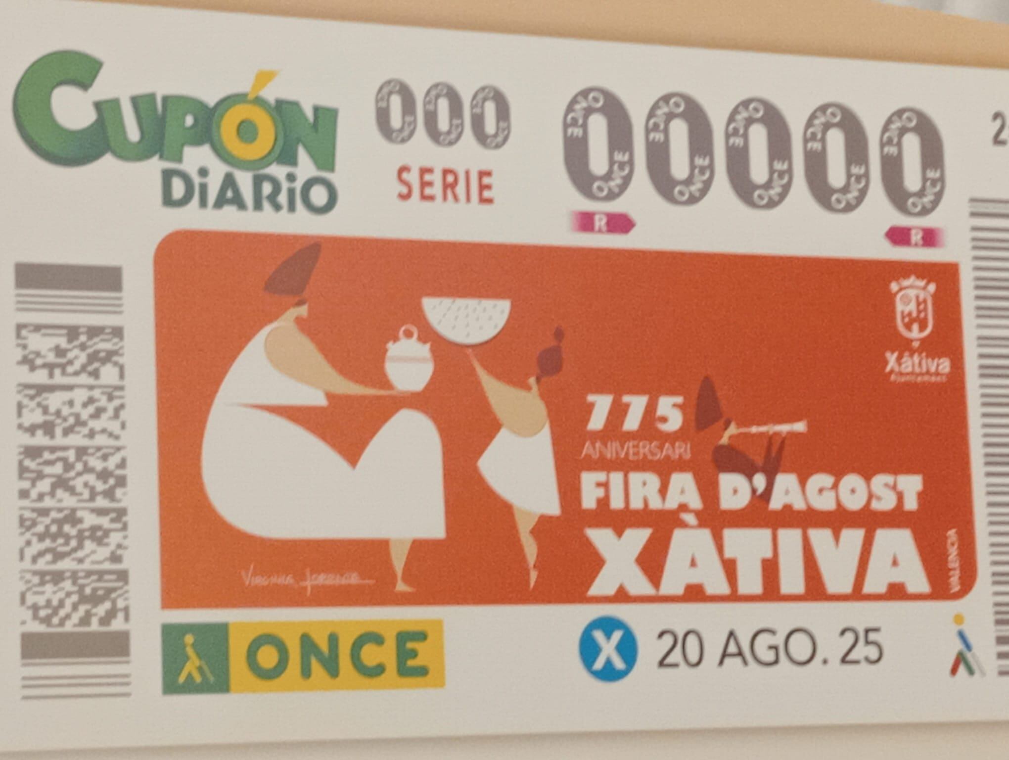 Cupón del 20 de agosto de la ONCE