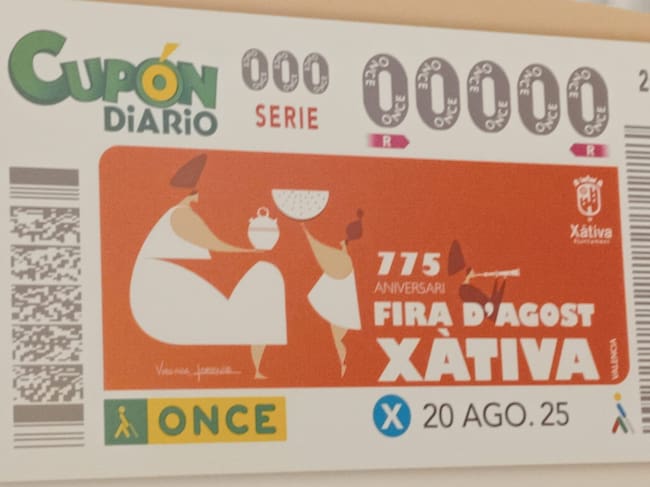 Cupón del 20 de agosto de la ONCE