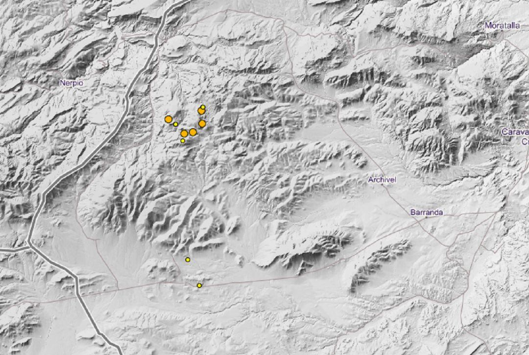 Moratalla registra ocho pequeños terremotos desde la pasada madrugada 