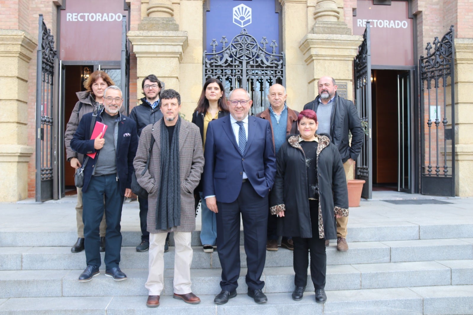 Jurado del premio Julio Anguita Parrado, en el Rectorado.