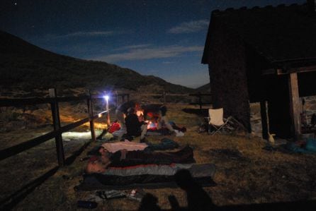 Noche a la intemperie en Asturias