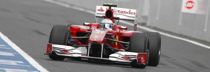 El piloto español de Ferrari, durante los entrenamientos libres del Gran Premio de Japón de Fórmula 1