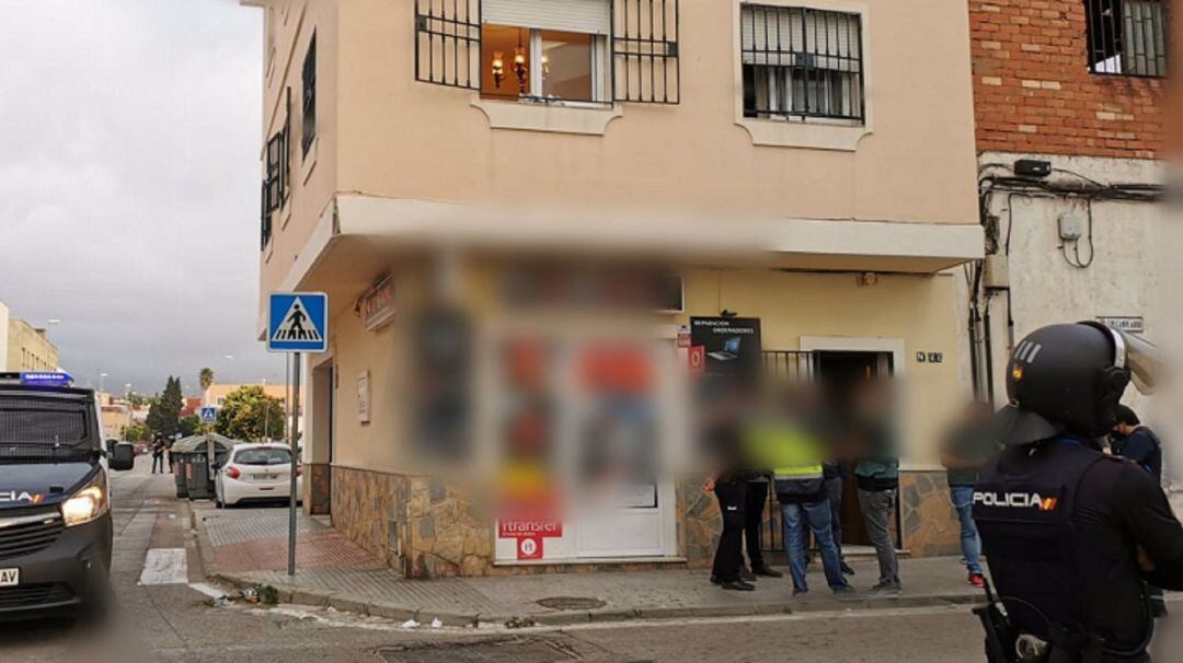 Un momento de la operación.