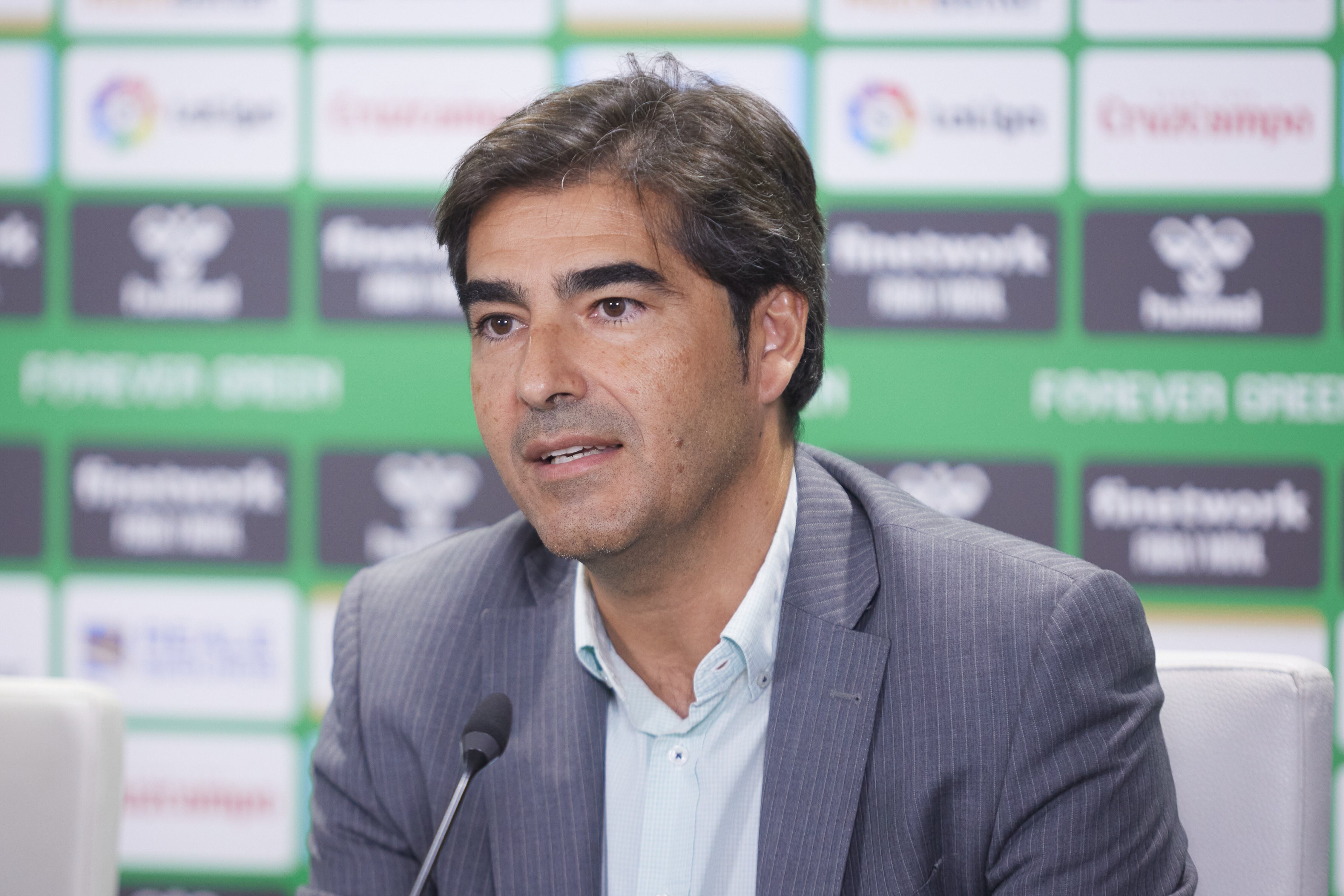 SEVILLA, SPAIN - Angel Haro, President of Real Betis,