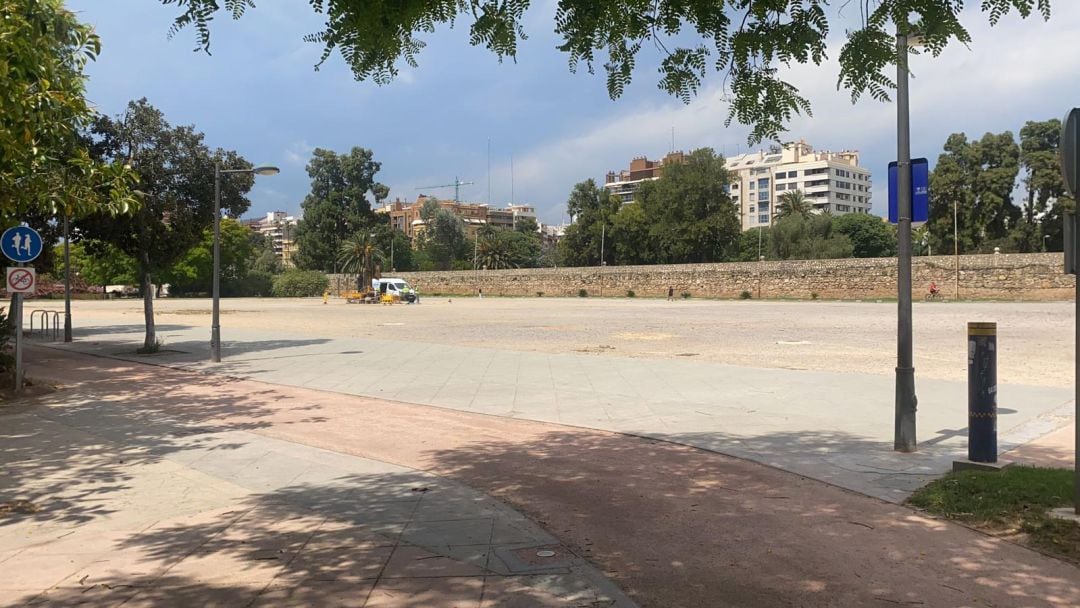 Los trabajos de sondeo en la zona de la Alameda ya han empezado. 