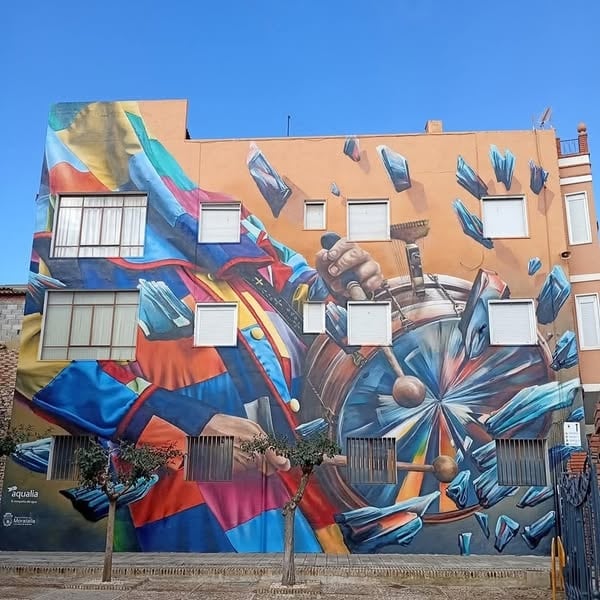 Mural de los tambores de Moratalla