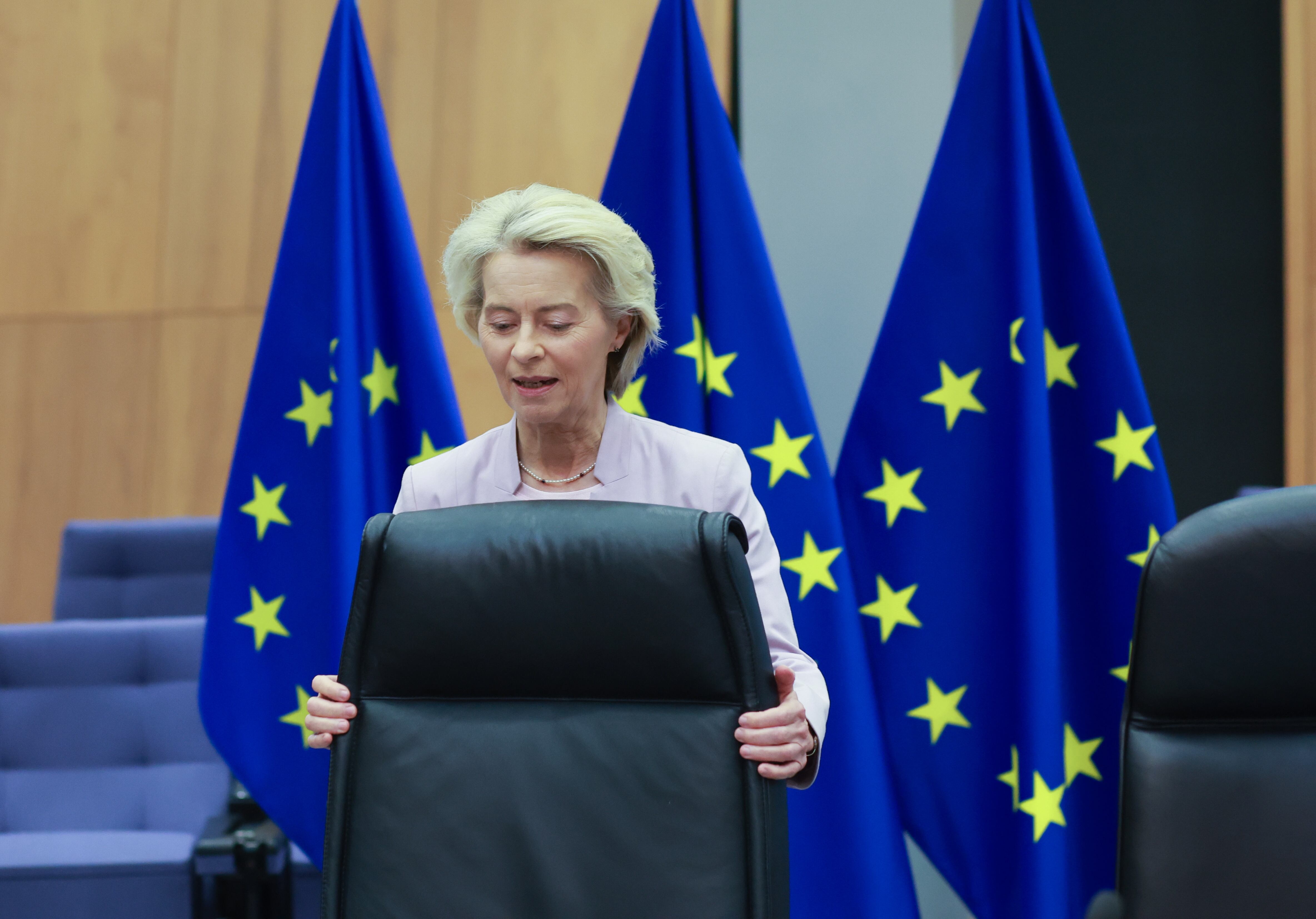 La presidenta de la Comisión Europea, Ursula von der Leyen