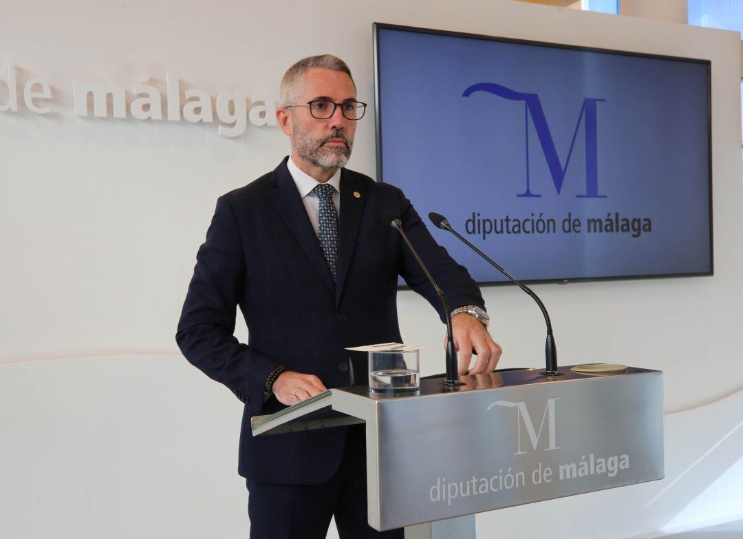 El vicepresidente primero de la Diputación y diputado de Educación, Juventud y Deporte, Juan Carlos Maldonado