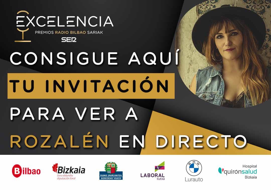 Invitación para Premios Radio Bilbao a la excelencia