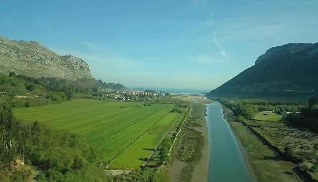 Panorámica de la Junta Vecinal de Oriñón.