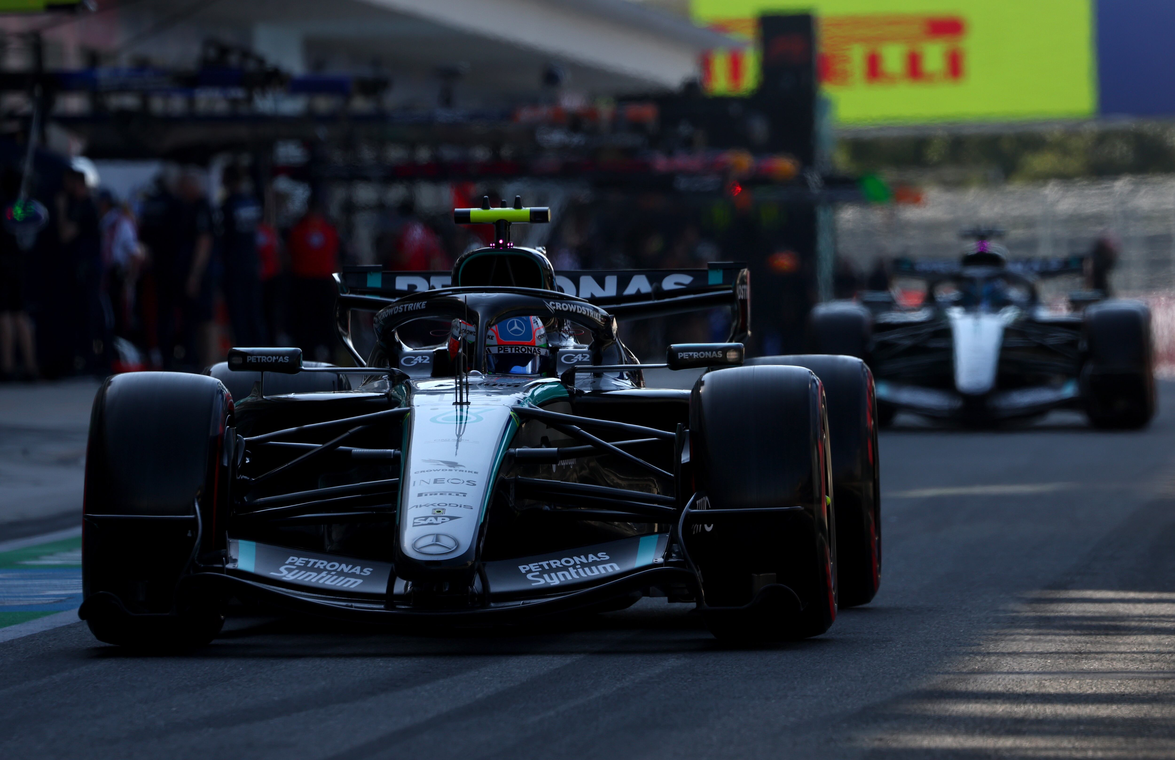 Kimi Antonelli, durante la clasificación del GP de Miami de Fórmula 1