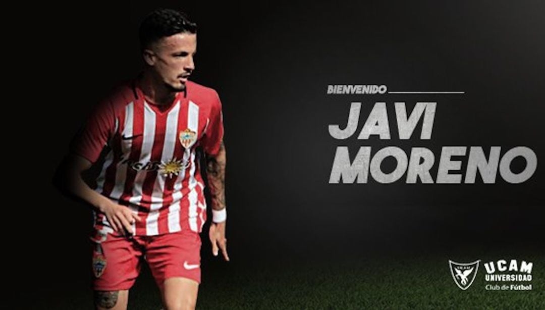 Javi Moreno, nuevo jugador del UCAM Murcia CF