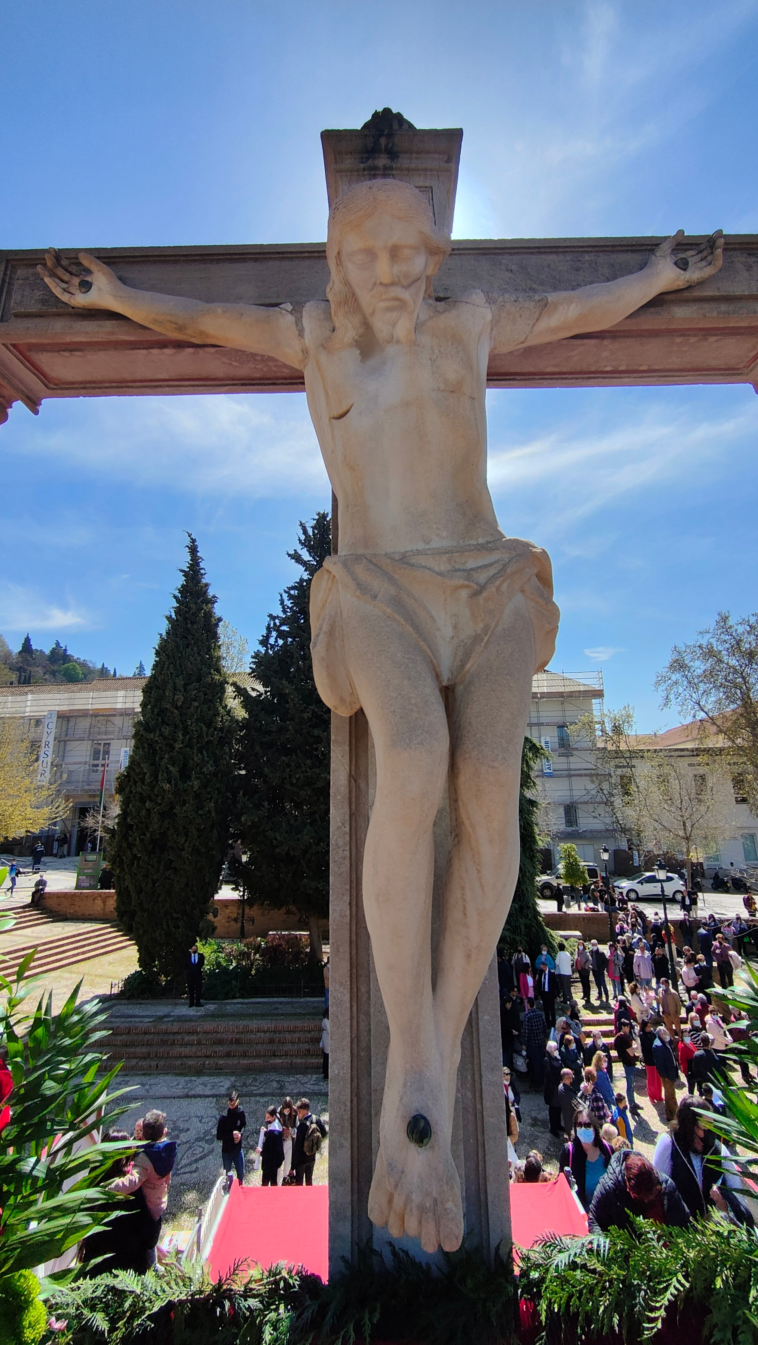 Cristo de los Favores de Granada, en veneración el Viernes de Dolores