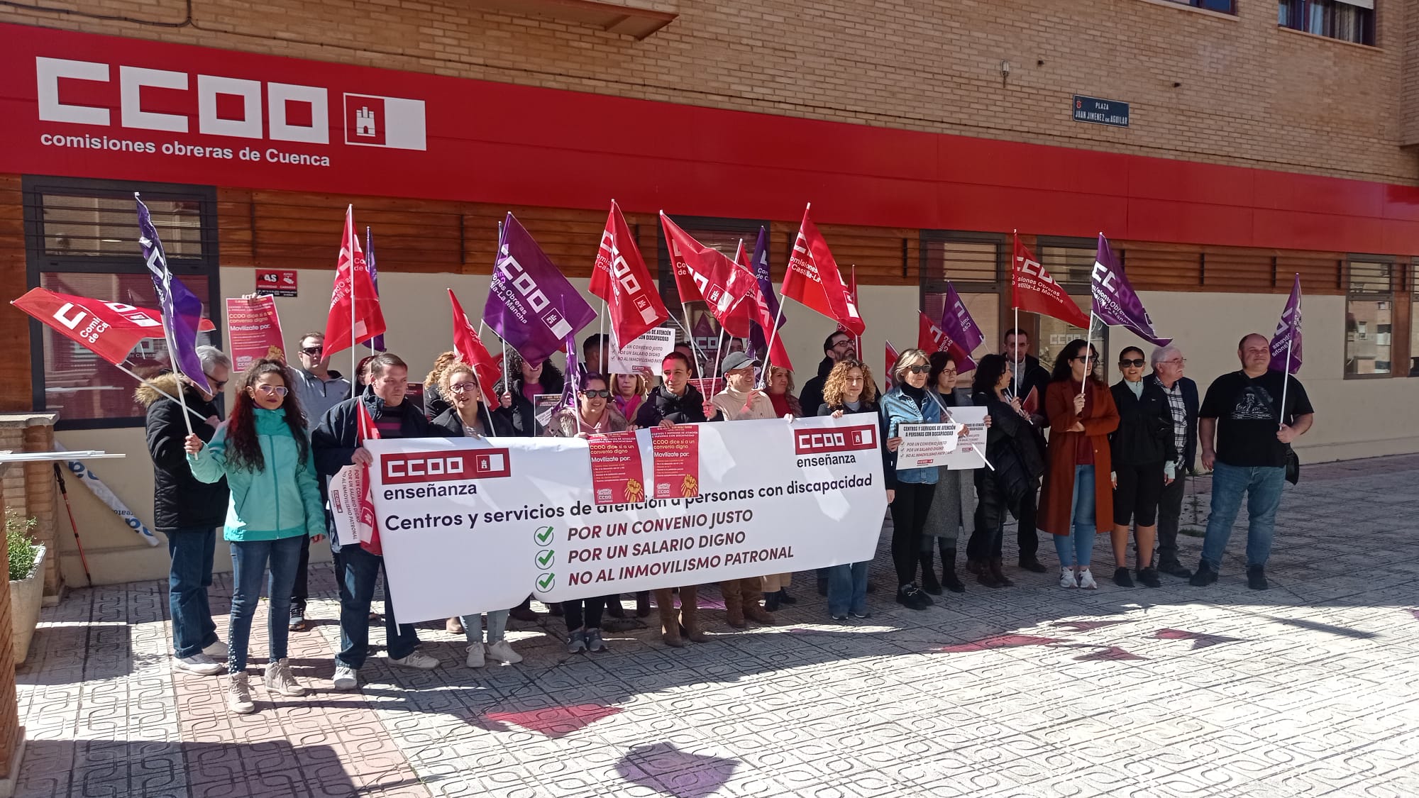 CCOO exige el desbloqueo del convenio de discapacidad, que afecta a 1.500 trabajadores en la provincia