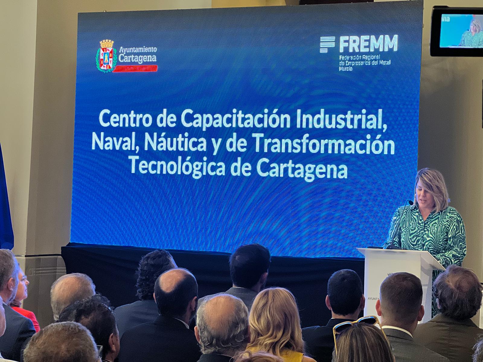 Primer paso para el Centro de Capacitación Industrial, Naval, Náutico y de Transformación Tecnológica de Cartagena